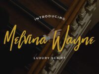 Free Melvina Wayne Script Font