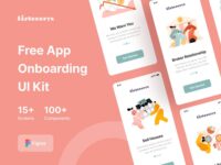 Free Mobile Onboarding UI Kit for Figma