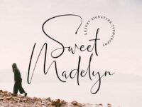 Free Sweet Madelyn Signature Font