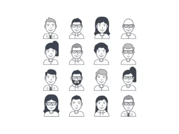 16 Free Vector User Avatar Pictures