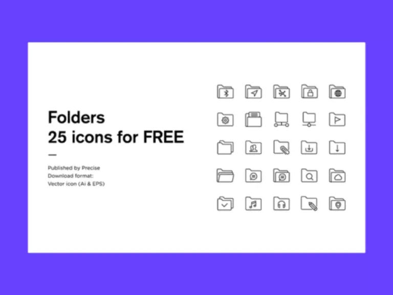 25 Free Folder Vector Icons
