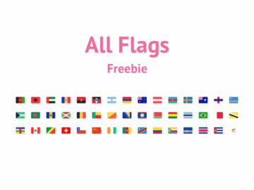 All Flags Freebie Pack