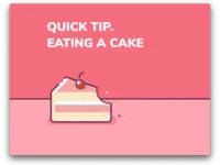 Eat a Cake Freebie Animation for After Effects