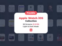 Free Apple Watch iOS UI Kit