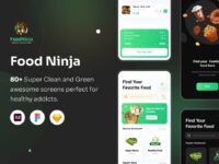 Food Ninja - Free Food Delivery App UI Kit
