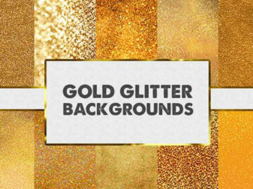 Free Gold Glitter Background Pack