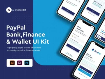 Free PayPal Redesign App UI Kit