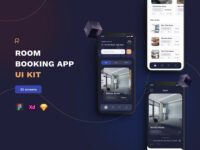 Free Room Booking App UI Kit