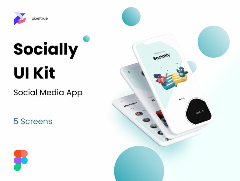 Free Social Media App UI Kit