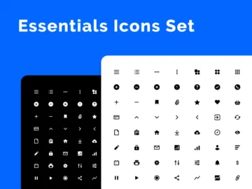 Free Essentials Icons Set