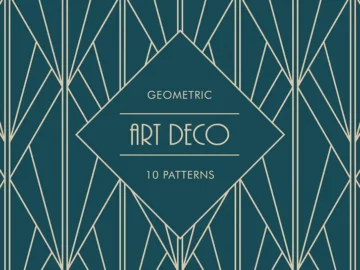 Free Geometric Art Deco Patterns