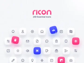 240 Free Essential Interface Icons