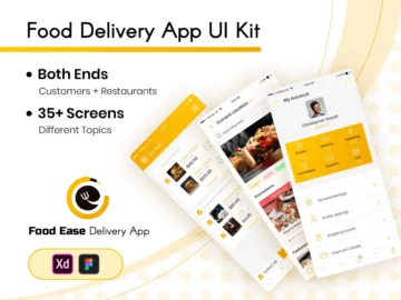 Food Delivery Free App UI Kit