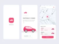 Free Car Ride Sharing App Design