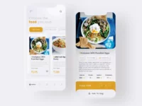 Free Food Order App UI Design