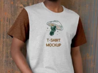 Free Front T-Shirt Mockup