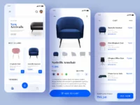Free Furniture E-Commerce App Design