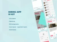 Free Hiring App UI Kit