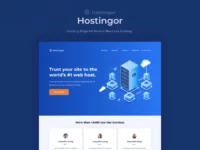Free Hosting Landing Page Template