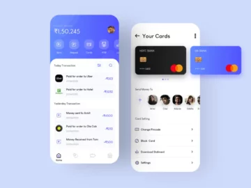 Free Mobile Banking App Concept