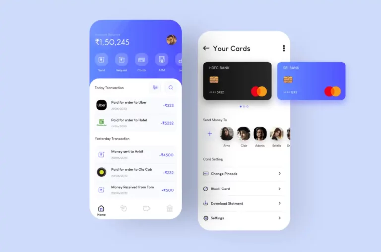 Free Mobile Banking App Concept