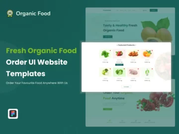 Free Organic Food Store Template
