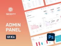 Free PSD Admin Panel UI Kit