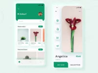 Free Plant Shop App Design
