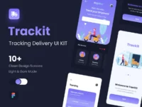 Free Tracking Delivery UI Kit