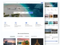 Free Travel & Booking Website Template