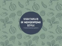 Free Vegetables Vector Seamless Pattern