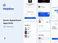 HelpDoc - Free Doctor App UI Kit