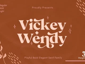 Vickey - Free Modern Vintage Typeface
