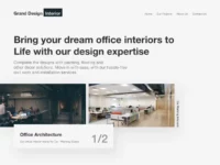 Free Interior Design Landing Page