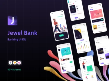 Jewel Bank - Free Banking UI Kit