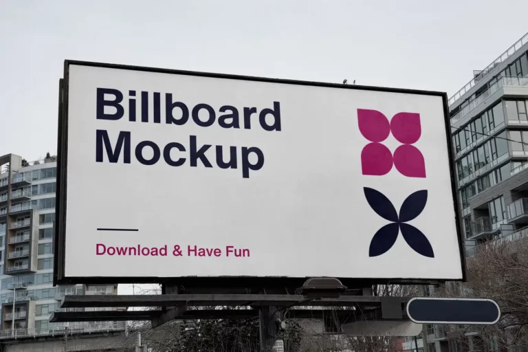 Free City Billboard Mockup