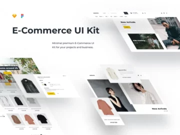 Free Minimal E-Commerce UI Kit
