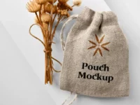 Free Small Pouch Mockup