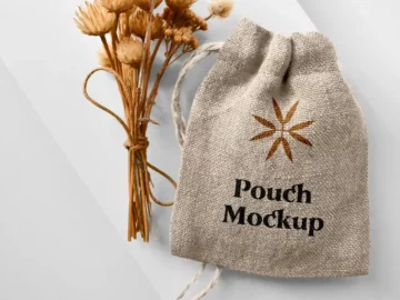 Free Small Pouch Mockup