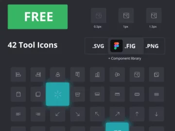 42 Free Adjustable Tools Icon Set