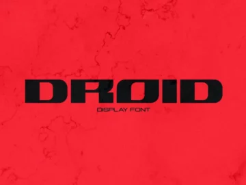 Droid - Free Display Font