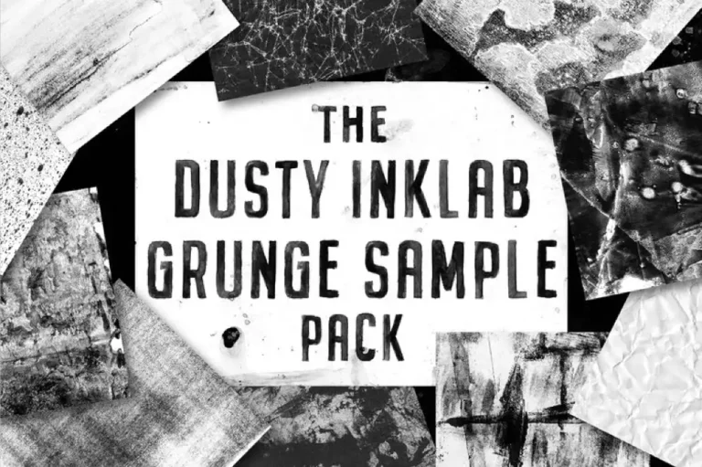 Free Dusty Inklab Grunge Texture Pack