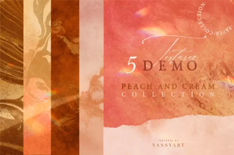 Free Peach and Cream Textures Pack