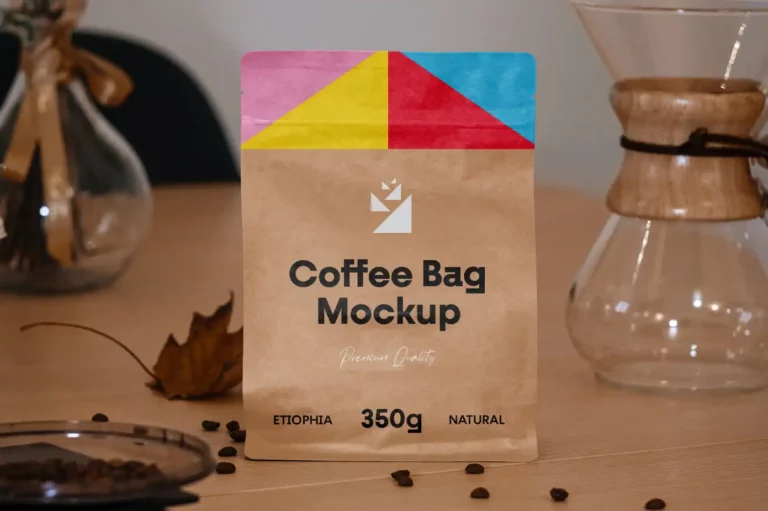 Free Small Bag Packaging Mockup