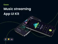 Geezo - Free Music Streaming App UI Kit