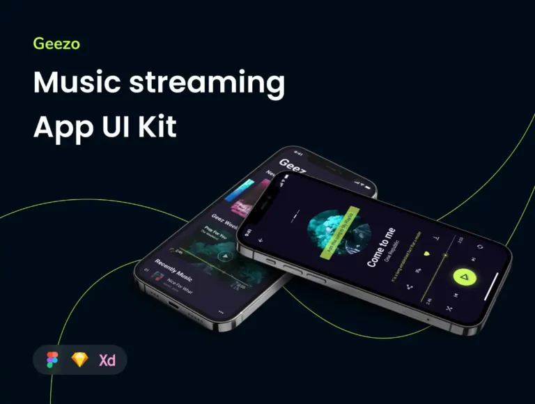 Geezo - Free Music Streaming App UI Kit