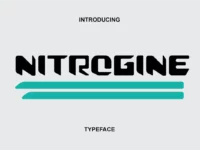 Nitrogine - Free Display Font