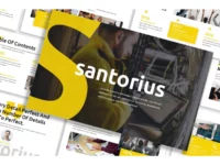 Santorius - Free Business Presentation Template for Power Point